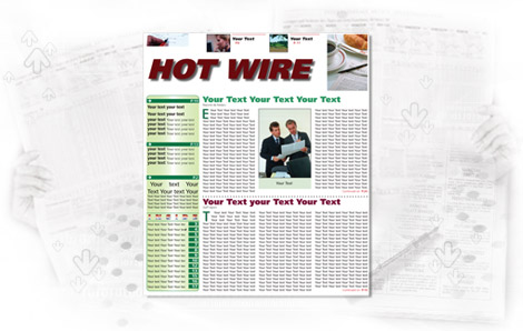 Newsletter Design sample 1