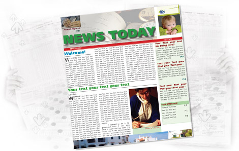 Newsletter Design sample 4