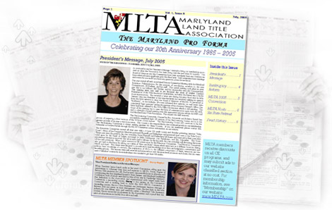 Newsletter Design sample 7